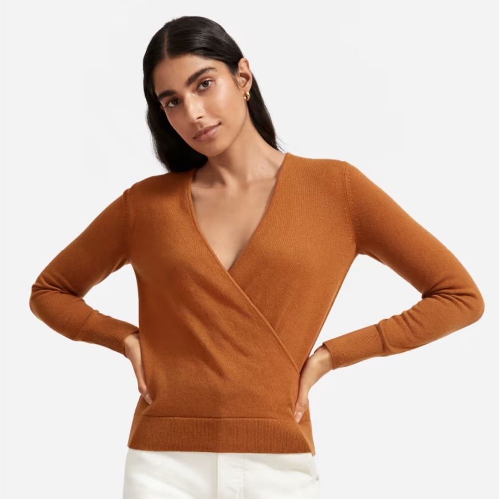 Everlane wrap sweater